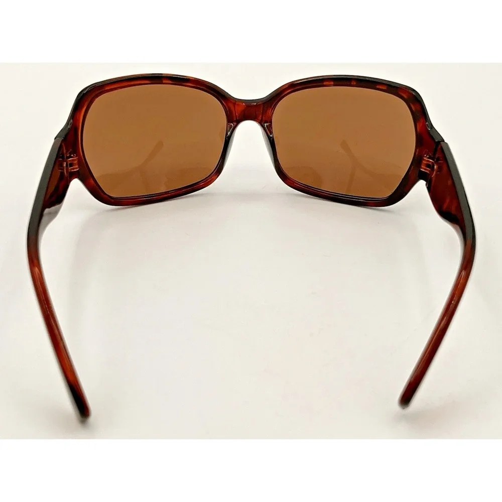 Daisy Fuentes Womens Brown Tortoise Fashion Sunglasses